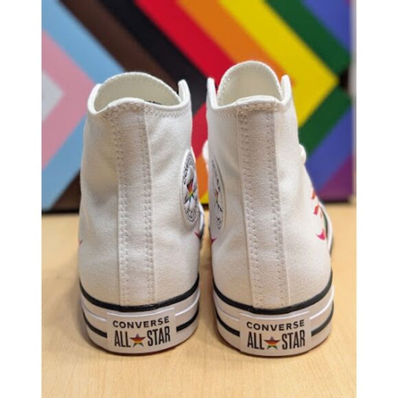 Converse Chuck Taylor All Star Pride Unisex High Top Sneakers Women's 8.5 NIB - Picture 7 of 14